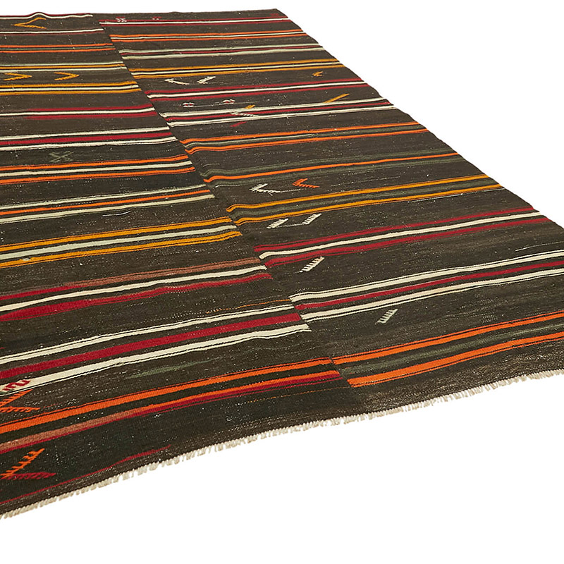 Vintage Anatolian Kilim Rug - 7' 9" x 11' 6" (93" x 138") - K0093627