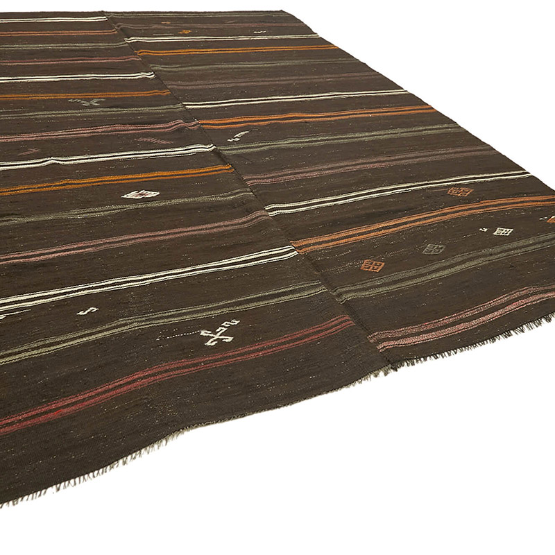 Vintage Anatolian Kilim Rug - 8' 8" x 11' 7" (104" x 139") - K0093629