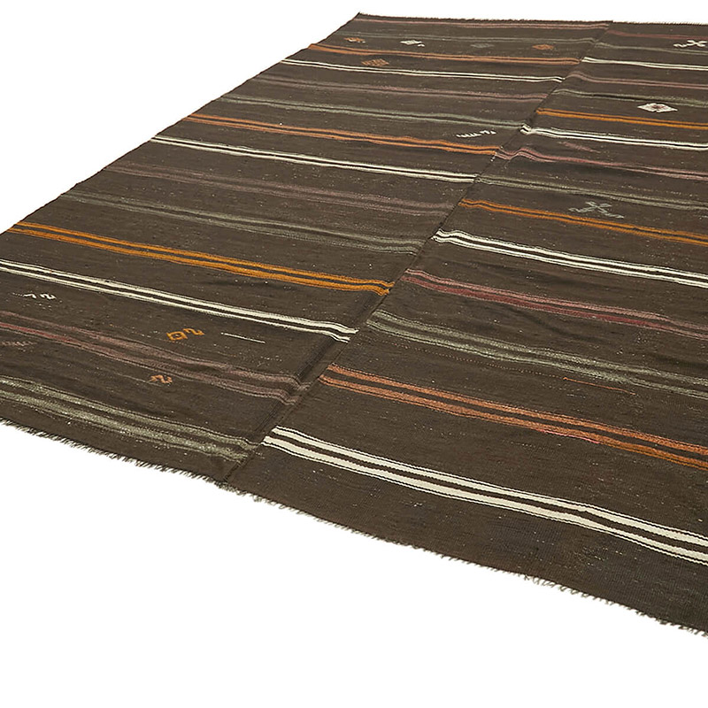 Vintage Anatolian Kilim Rug - 8' 8" x 11' 7" (104" x 139") - K0093629
