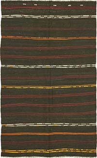 Vintage Anatolian Kilim Rug - 6' 9" x 10'  (81" x 120")