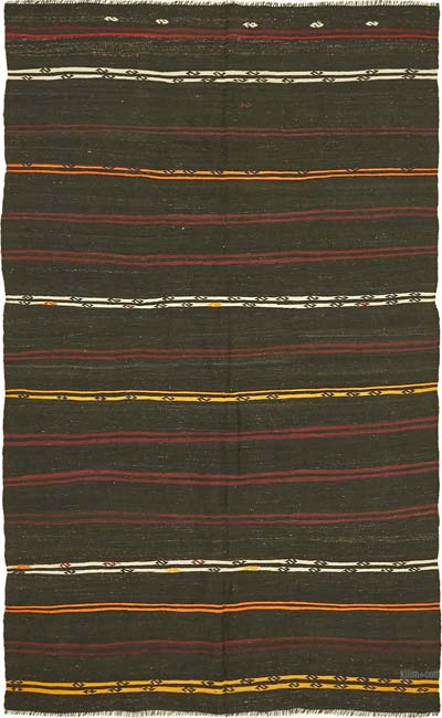 Vintage Anatolian Kilim Rug - 6' 9" x 10'  (81" x 120")