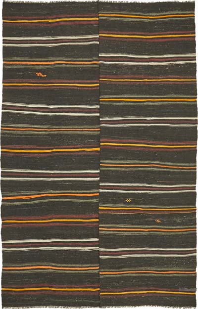 Vintage Anatolian Kilim Rug - 7' 10" x 12' 4" (94" x 148")