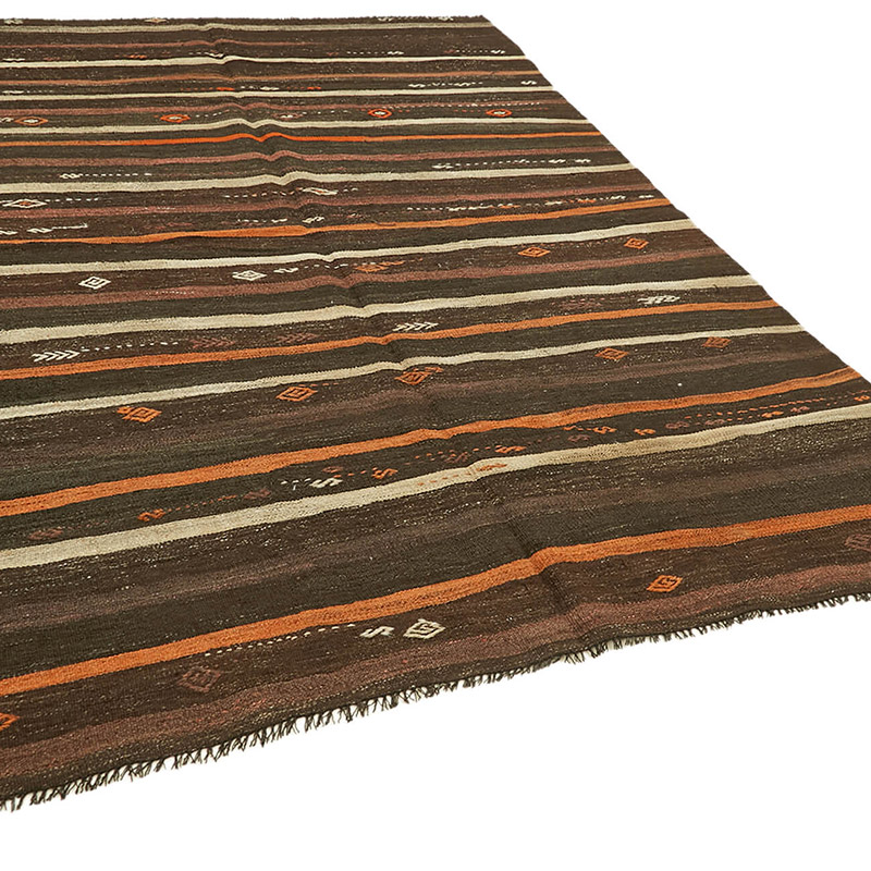 Vintage Anatolian Kilim Rug - 7' 1" x 9' 7" (85" x 115") - K0093632