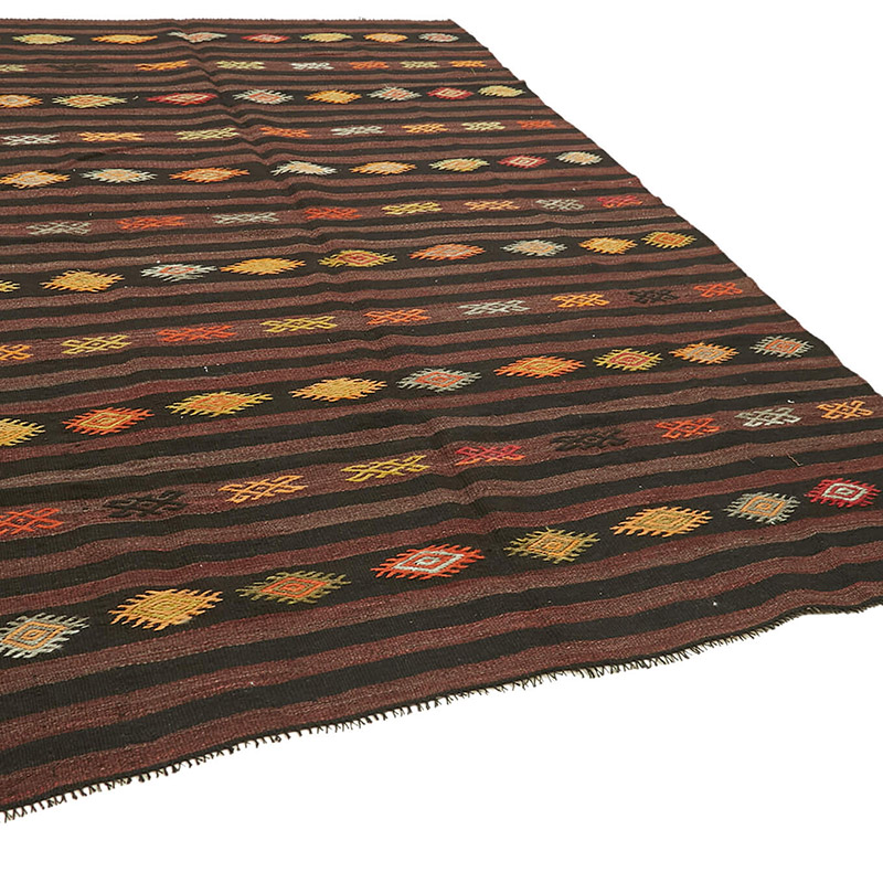 Vintage Anatolian Kilim Rug - 6' 8" x 10' 2" (80" x 122") - K0093633