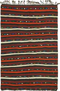 Vintage Anatolian Kilim Rug - 7' 11" x 11' 5" (95" x 137")