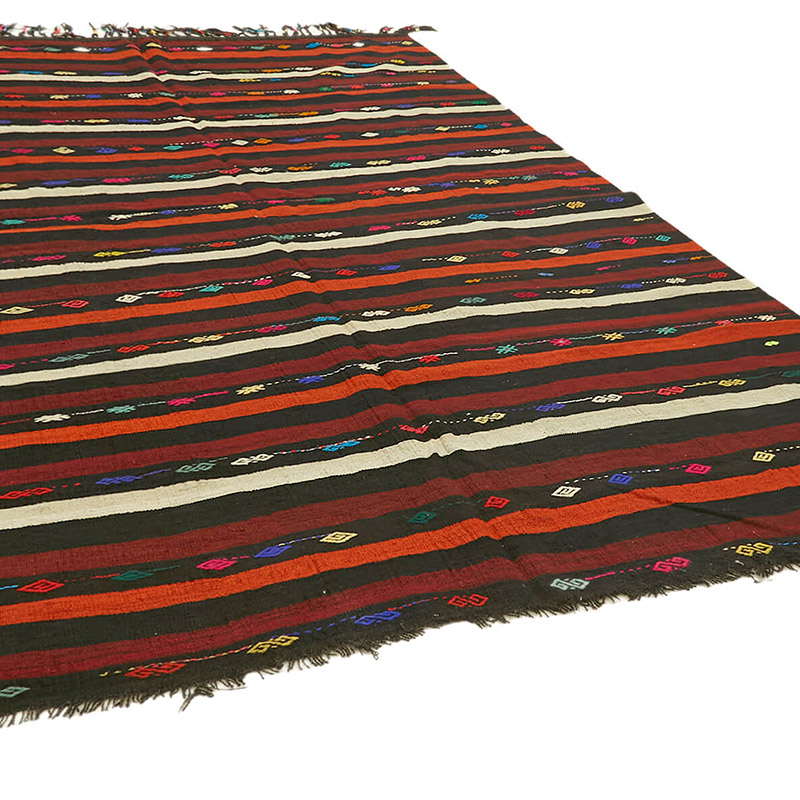 Vintage Anatolian Kilim Rug - 7' 11" x 11' 5" (95" x 137") - K0093634