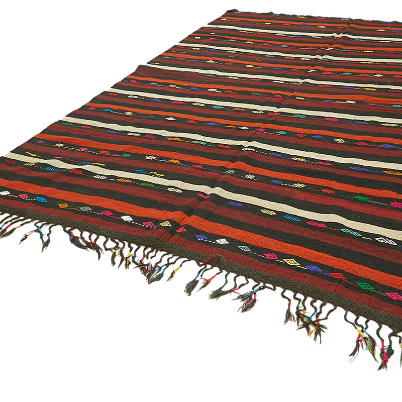 Vintage Anatolian Kilim Rug - 7' 11" x 11' 5" (95" x 137") - K0093634