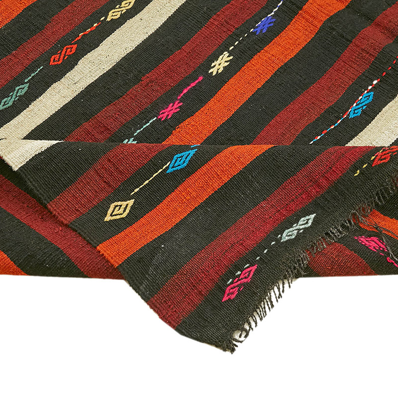 Vintage Anatolian Kilim Rug - 7' 11" x 11' 5" (95" x 137") - K0093634