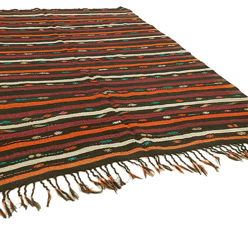 Vintage Anatolian Kilim Rug - 7' 5" x 10' 4" (89" x 124") - K0093635