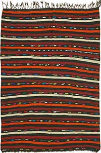 Vintage Anatolian Kilim Rug - 8' 2" x 11' 1" (98" x 133")