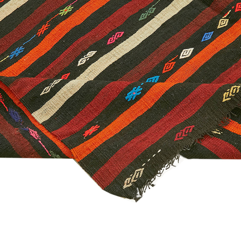 Vintage Anatolian Kilim Rug - 8' 2" x 11' 1" (98" x 133") - K0093636