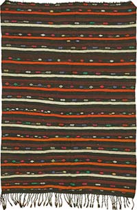 Vintage Anatolian Kilim Rug - 7' 9" x 10' 6" (93" x 126")
