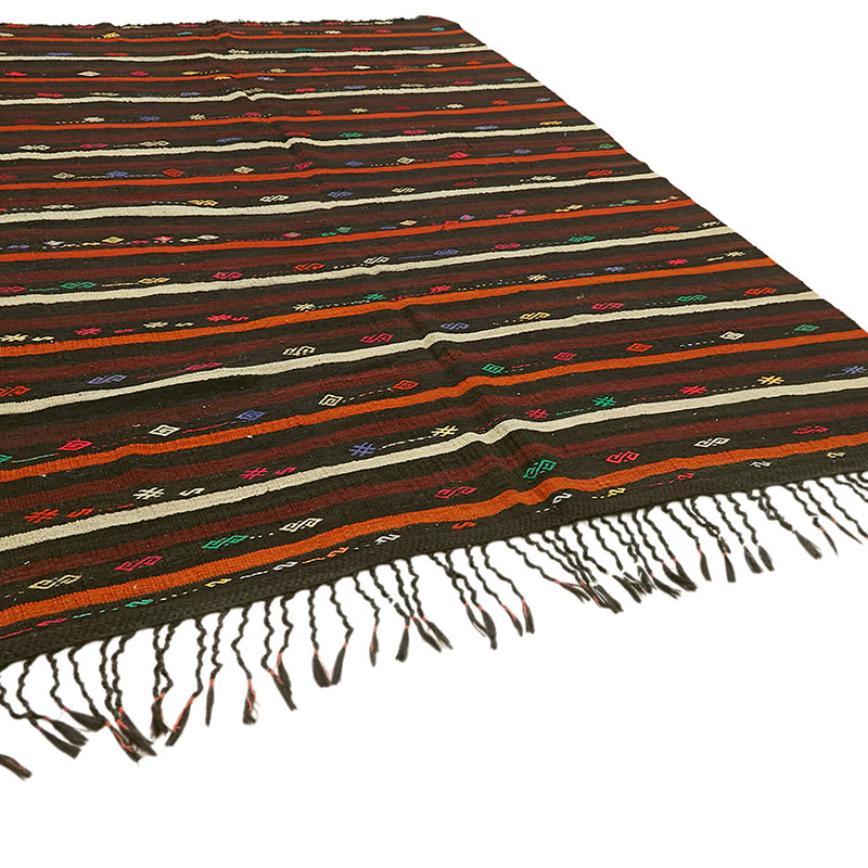 Vintage Anatolian Kilim Rug - 7' 9" x 10' 6" (93" x 126") - K0093637
