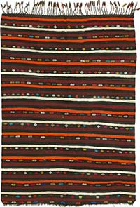 Vintage Anatolian Kilim Rug - 7' 9" x 10' 4" (93" x 124")