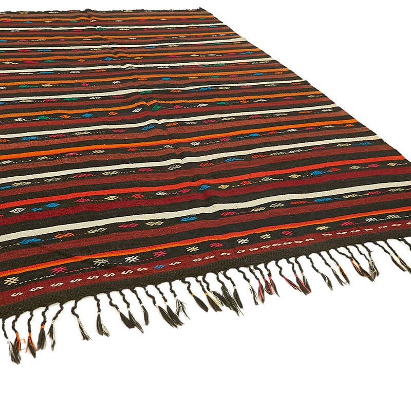 Vintage Anatolian Kilim Rug - 7' 8" x 10' 11" (92" x 131") - K0093640