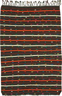 Vintage Anatolian Kilim Rug - 7' 9" x 10' 10" (93" x 130")