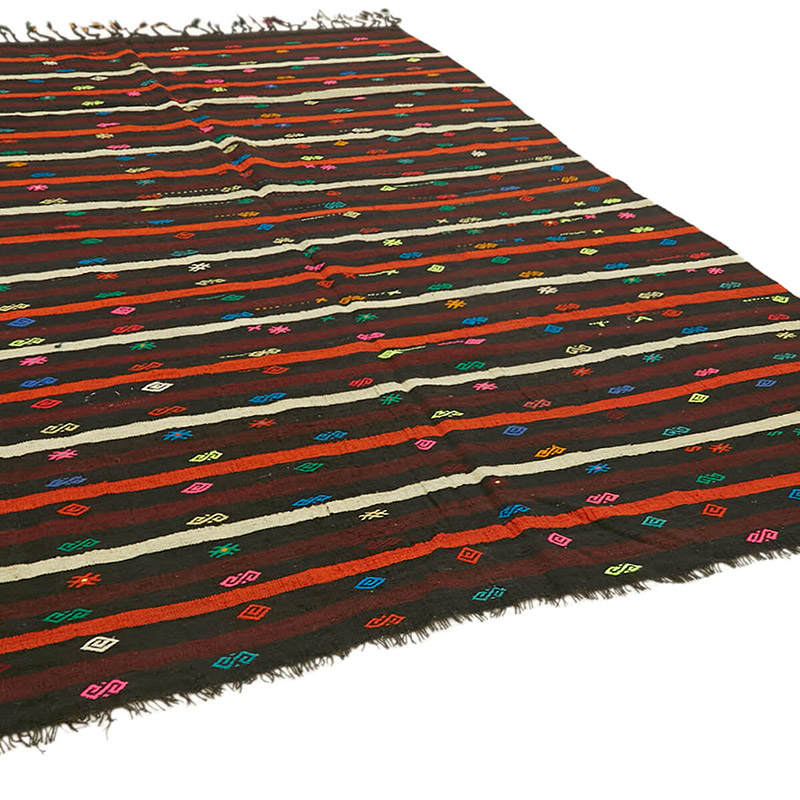 Vintage Anatolian Kilim Rug - 7' 9" x 10' 10" (93" x 130") - K0093641