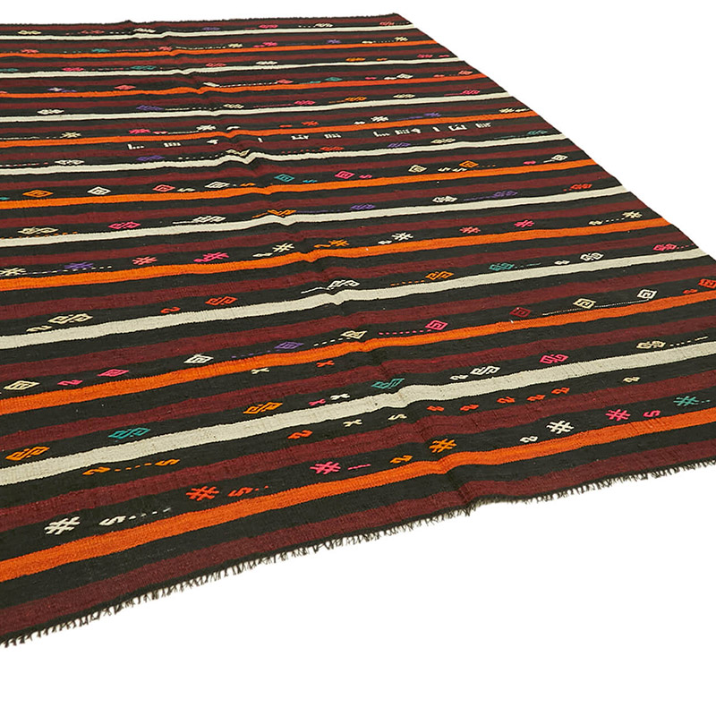 Vintage Anatolian Kilim Rug - 7' 5" x 9' 6" (89" x 114") - K0093643