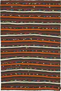 Vintage Anatolian Kilim Rug - 7' 5" x 10' 8" (89" x 128")