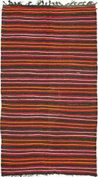 Vintage Anatolian Kilim Rug - 6' 1" x 10' 5" (73" x 125")
