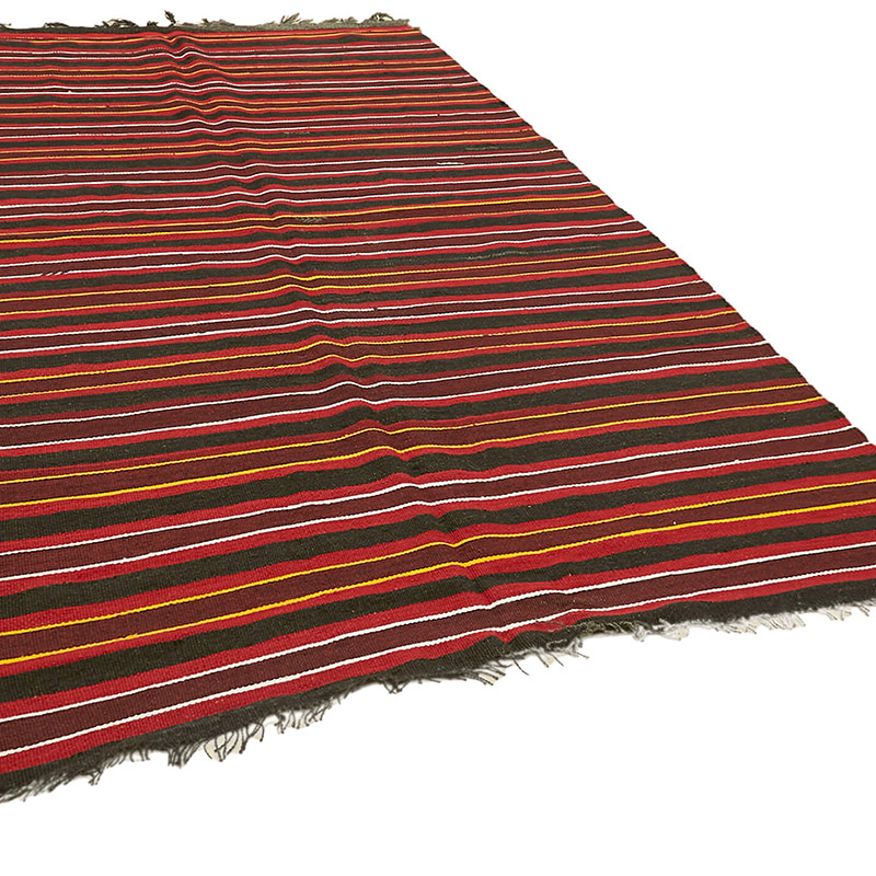 Vintage Anatolian Kilim Rug - 6' 1" x 10' 5" (73" x 125") - K0093645
