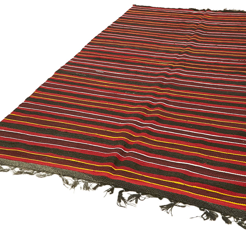 Vintage Anatolian Kilim Rug - 6' 1" x 10' 5" (73" x 125") - K0093645