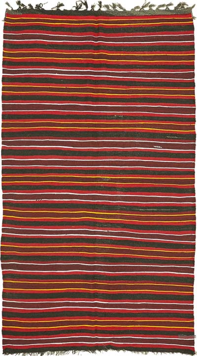 Vintage Anatolian Kilim Rug - 6' 1" x 10' 5" (73" x 125")
