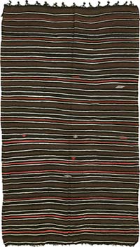 Vintage Anatolian Kilim Rug - 6' 11" x 11' 2" (83" x 134")