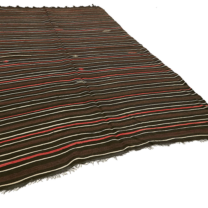 Vintage Anatolian Kilim Rug - 6' 11" x 11' 2" (83" x 134") - K0093646
