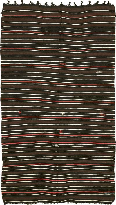 Vintage Anatolian Kilim Rug - 6' 11" x 11' 2" (83" x 134")