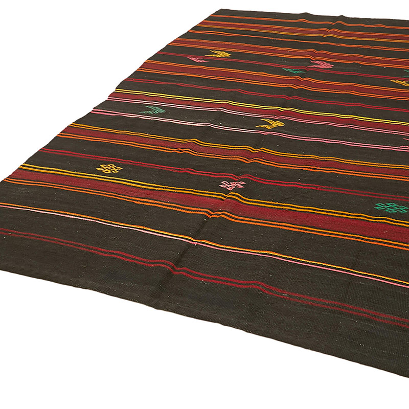 Vintage Anatolian Kilim Rug - 6' 10" x 12' 2" (82" x 146") - K0093647