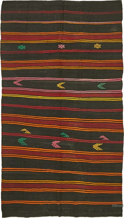 Vintage Anatolian Kilim Rug - 6' 10" x 12' 2" (82" x 146")