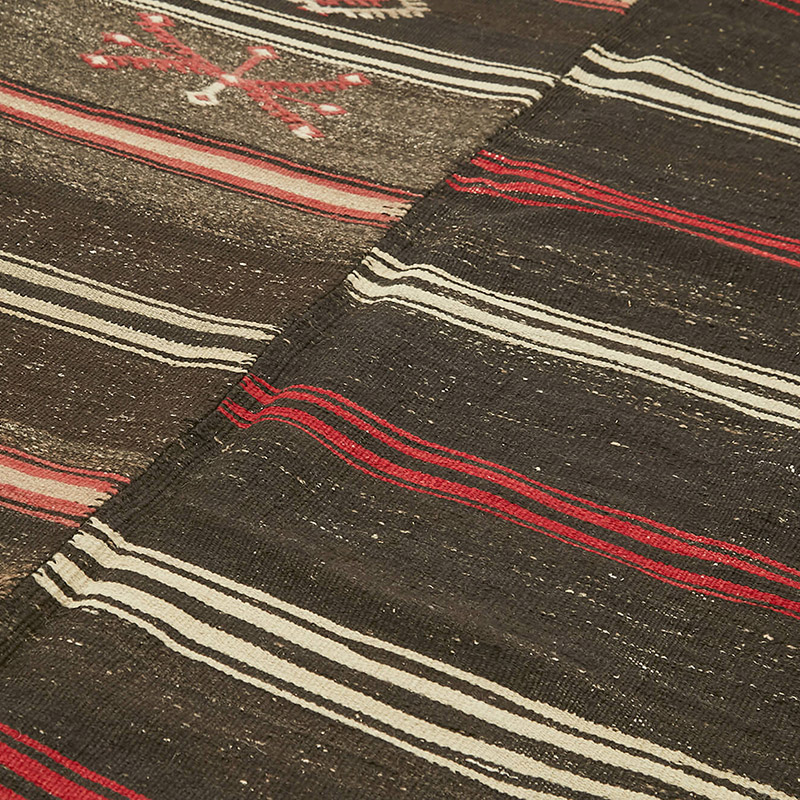 Vintage Anatolian Kilim Rug - 7' 9" x 12' 5" (93" x 149") - K0093648