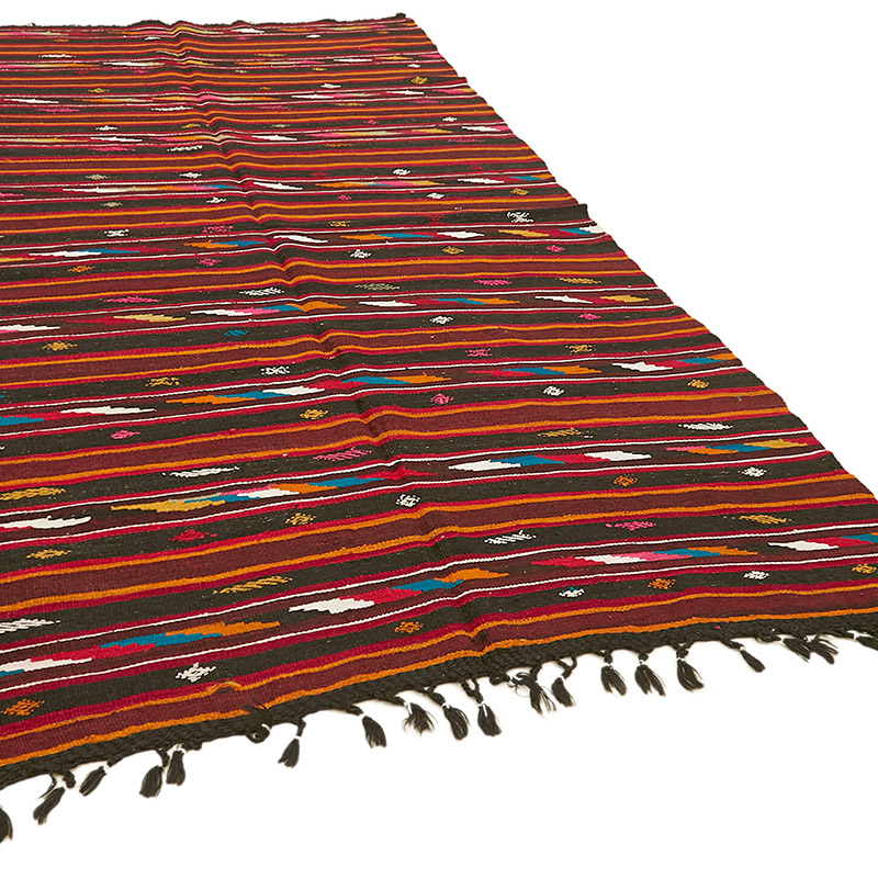 Vintage Anatolian Kilim Rug - 5' 11" x 10' 6" (71" x 126") - K0093649
