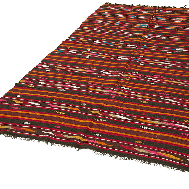 Vintage Anatolian Kilim Rug - 5' 11" x 10' 6" (71" x 126") - K0093649