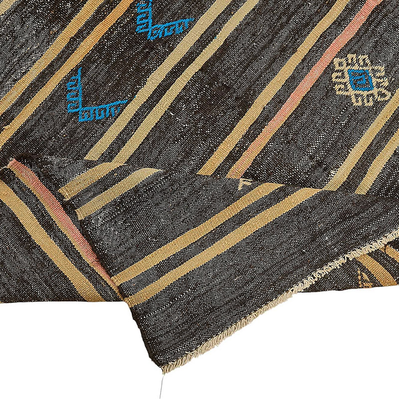 Vintage Anatolian Kilim Rug - 7' 3" x 11' 11" (87" x 143") - K0093653