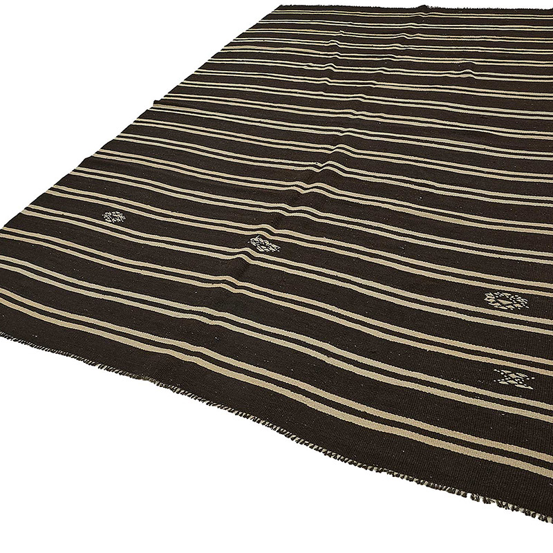 Vintage Anatolian Kilim Rug - 7' 5" x 10' 11" (89" x 131") - K0093654