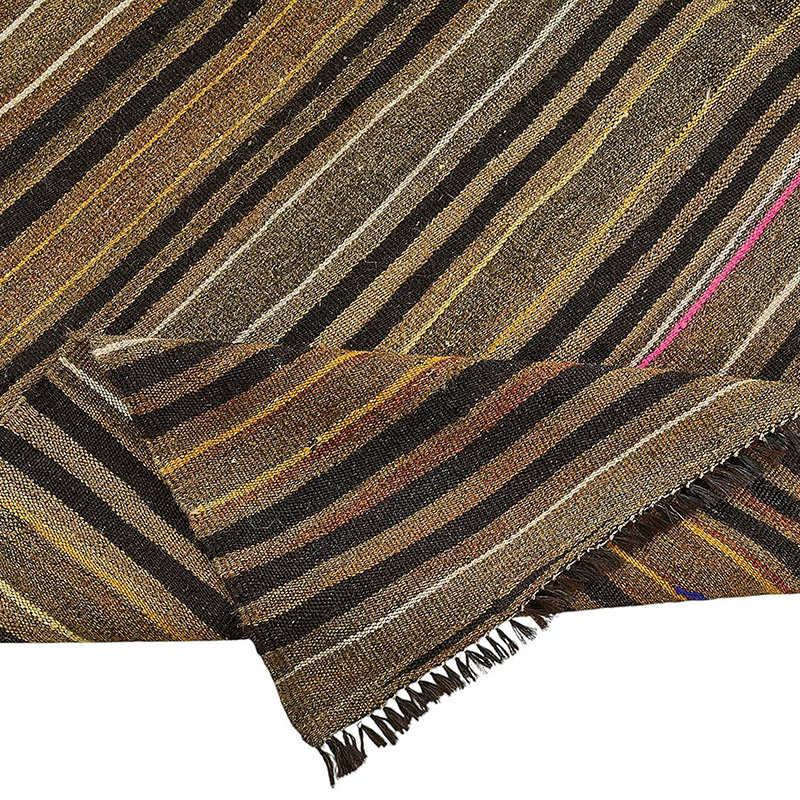 Vintage Anatolian Kilim Rug - 6'  x 11' 6" (72" x 138") - K0093655