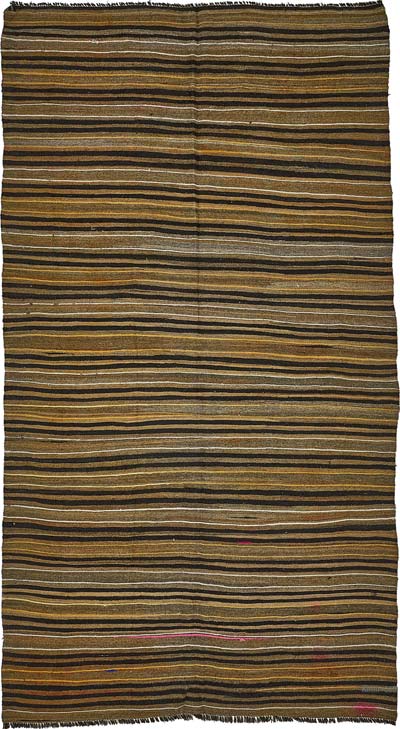 Vintage Anatolian Kilim Rug - 6'  x 11' 6" (72" x 138")