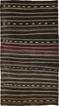 Vintage Anatolian Kilim Rug - 5' 8" x 10' 4" (68" x 124")