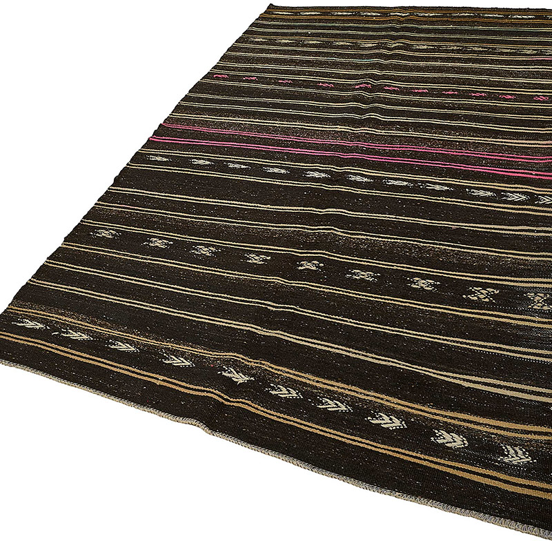 Vintage Anatolian Kilim Rug - 5' 8" x 10' 4" (68" x 124") - K0093659