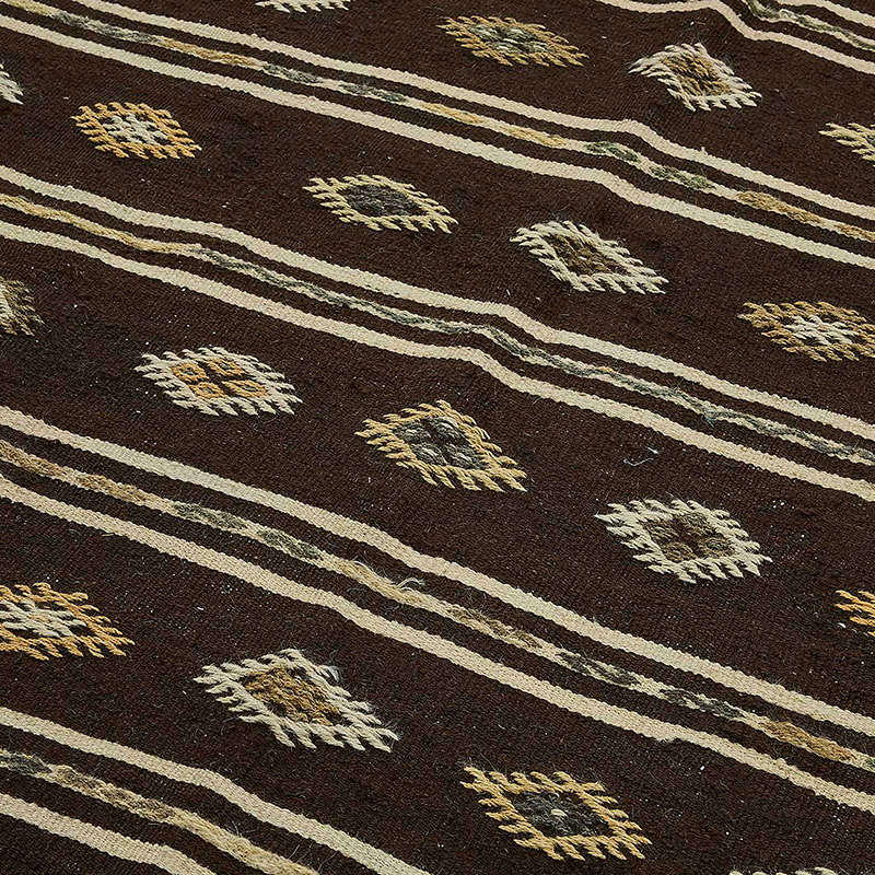 Vintage Anatolian Kilim Rug - 6' 8" x 12'  (80" x 144") - K0093660