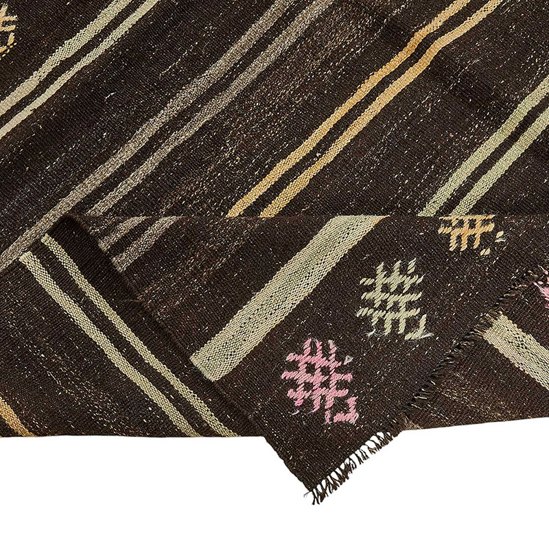 Vintage Anatolian Kilim Rug - 6' 8" x 11' 1" (80" x 133") - K0093661