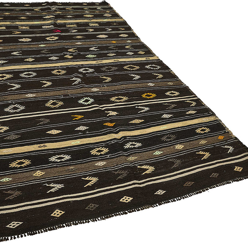 Vintage Anatolian Kilim Rug - 5' 4" x 10' 6" (64" x 126") - K0093662