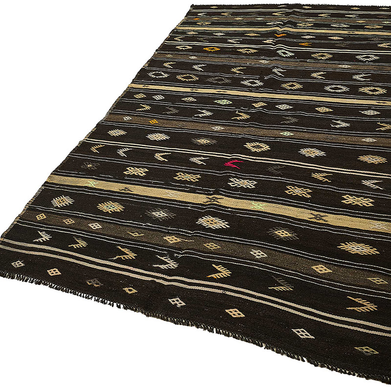 Vintage Anatolian Kilim Rug - 5' 4" x 10' 6" (64" x 126") - K0093662