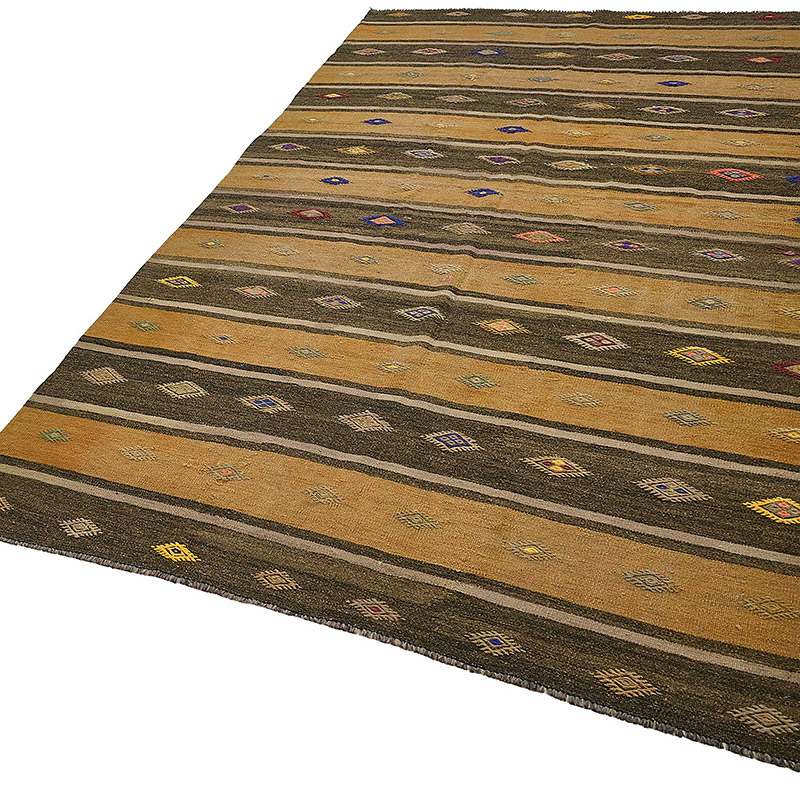 Vintage Anatolian Kilim Rug - 5' 6" x 9' 4" (66" x 112") - K0093666