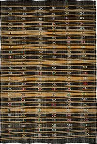 Vintage Anatolian Kilim Rug - 7' 7" x 11' 6" (91" x 138")