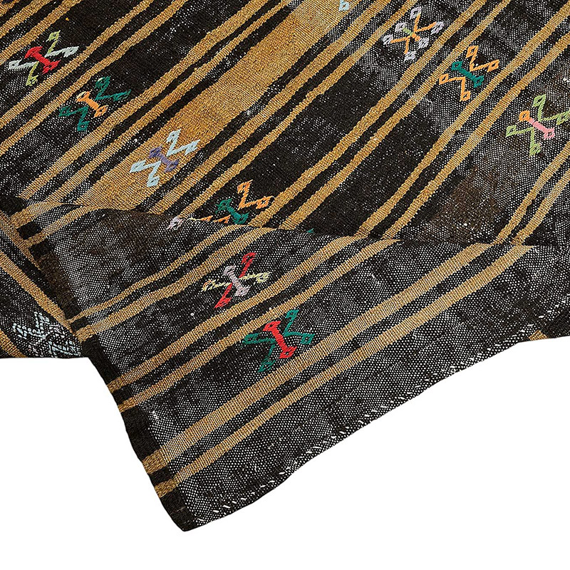 Vintage Anatolian Kilim Rug - 7' 7" x 11' 6" (91" x 138") - K0093668