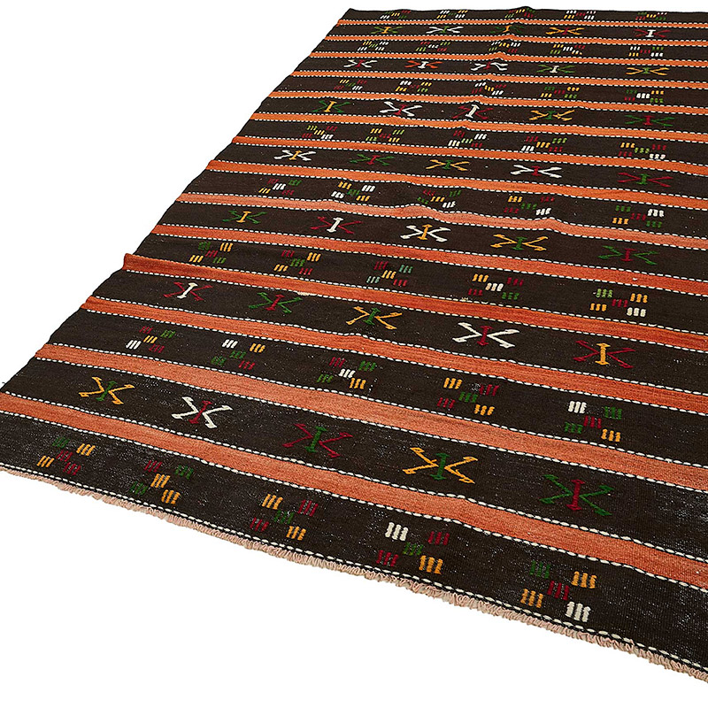 Vintage Anatolian Kilim Rug - 5' 6" x 10' 10" (66" x 130") - K0093670