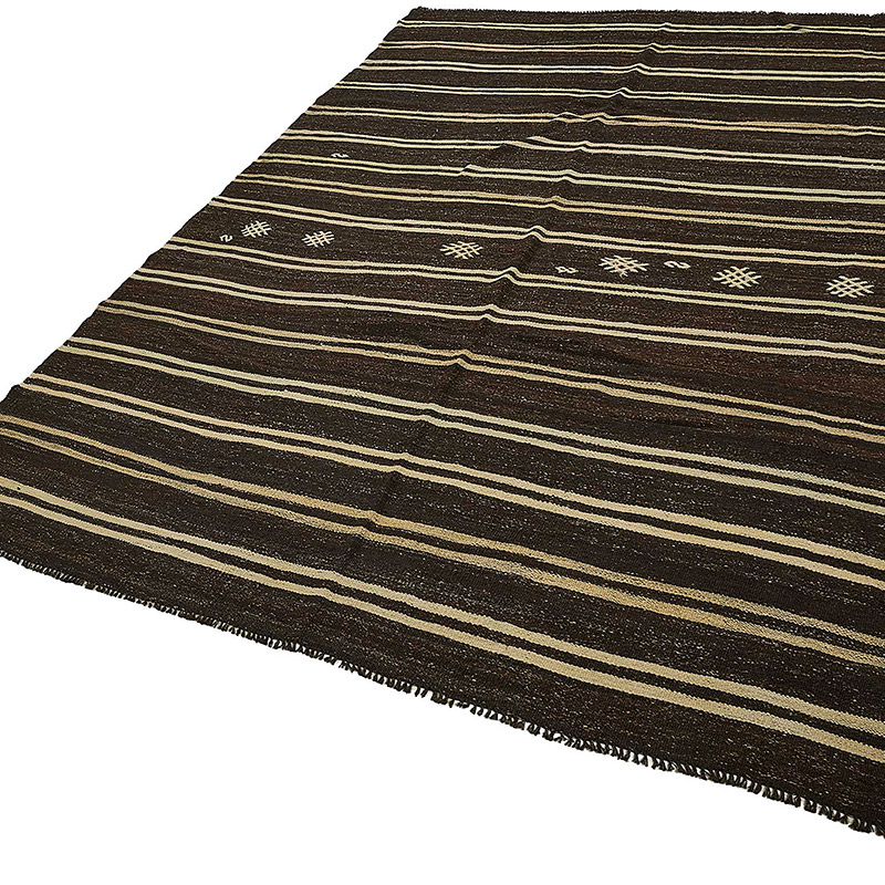 Vintage Anatolian Kilim Rug - 6' 11" x 10' 10" (83" x 130") - K0093672
